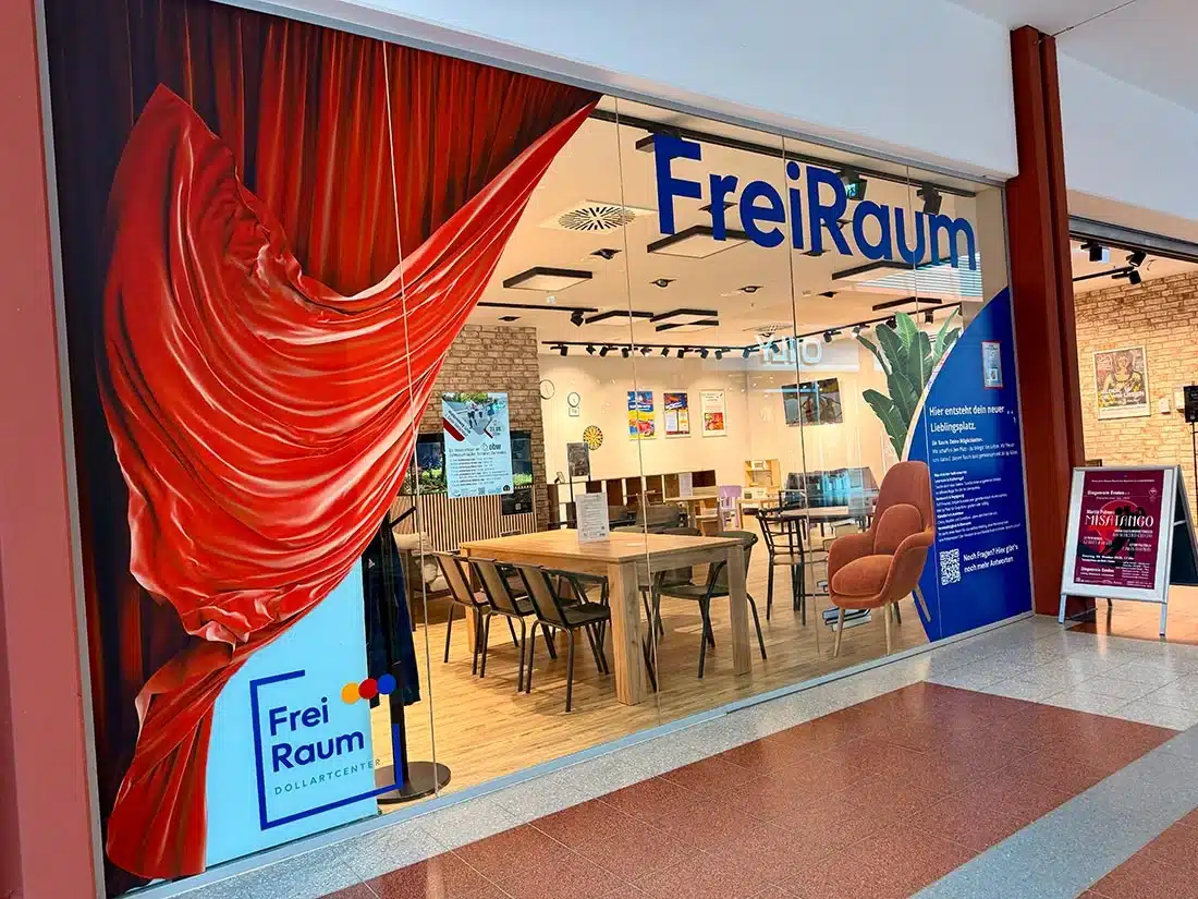 Freiraum Außenansicht im DollartCenter Emden